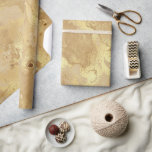 Modern Elegant Faux Gold Watercolor Marble Pattern Wrapping Paper<br><div class="desc">This simple and modern design is composed of sans serif and serif typography.</div>