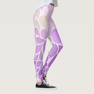 Modern Elegant Floral Leggings