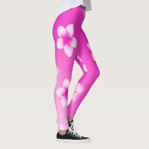 Modern Elegant Floral Leggings