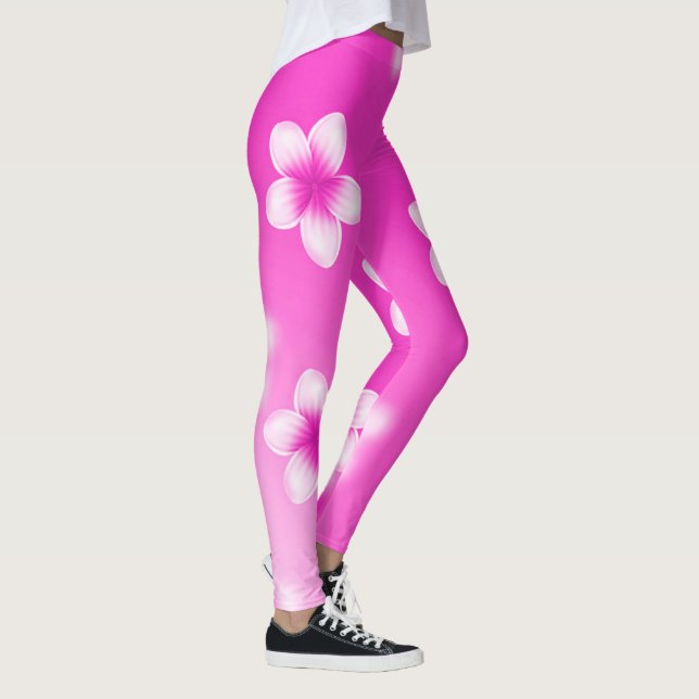 Modern Elegant Floral Leggings (Right)