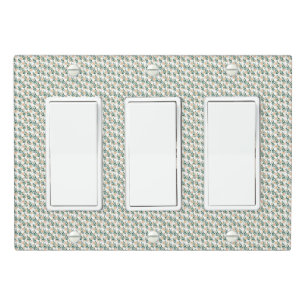 Modern Elegant Floral Pattern Light Switch Cover