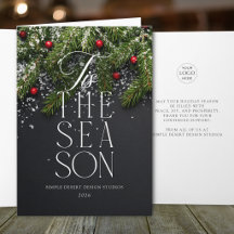 Modern Elegant Folded Business Corporate Holiday