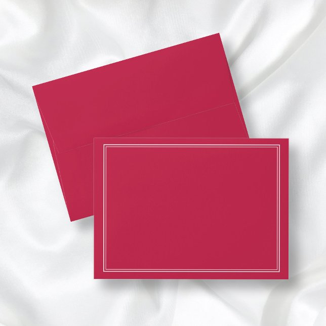 Modern Elegant Formal Magenta Red Envelope (Creator Uploaded)