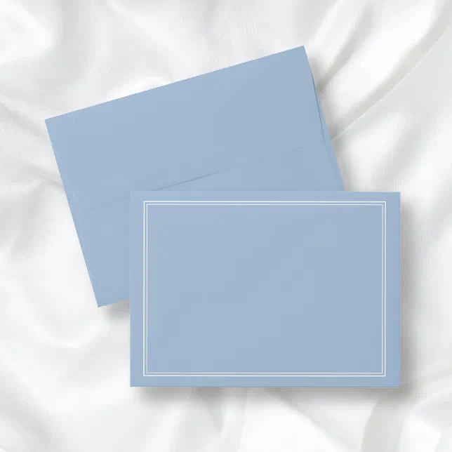 Modern Elegant Formal Powder Blue Envelope | Zazzle