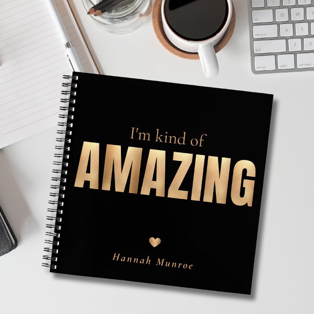 Modern Elegant Fun Typography Motivational Notebook (Creator Uploaded)
