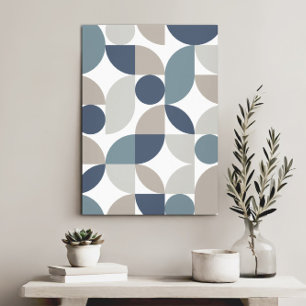 Modern Elegant Geometric Abstract Minimalist Art Canvas Print