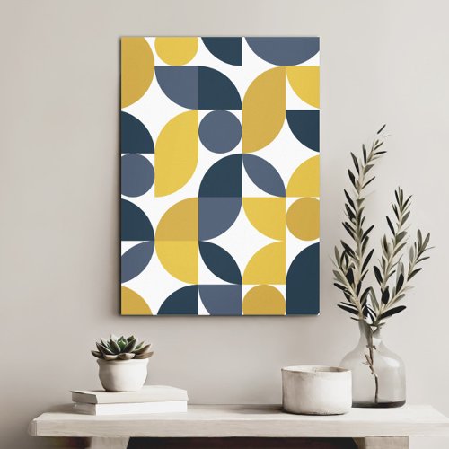 Modern Elegant Geometric Abstract Minimalist Art Canvas Print