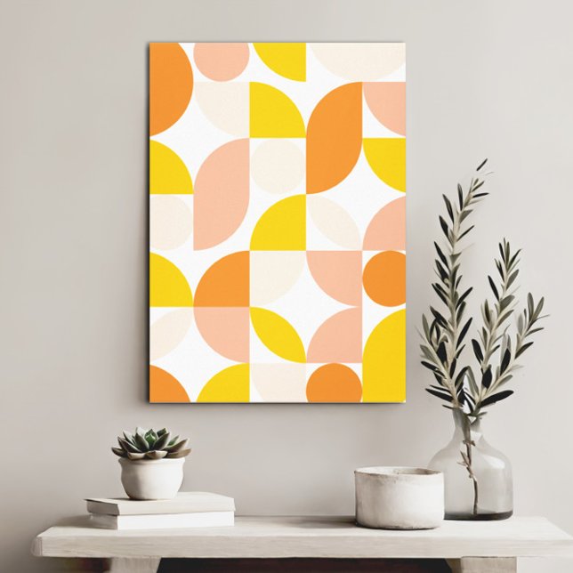 Modern Elegant Geometric Abstract Minimalist Art  Canvas Print (Creator Uploaded)
