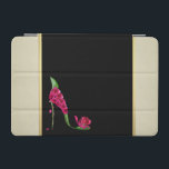 Modern Elegant Girly, Black, Cream,Flower Heel iPad Mini Cover<br><div class="desc">A modern girly and cute designe of heel on black and cream   background .Unique gift for the trendanista and fashion lover. Any girl would love to have this elegant and stylish design.</div>