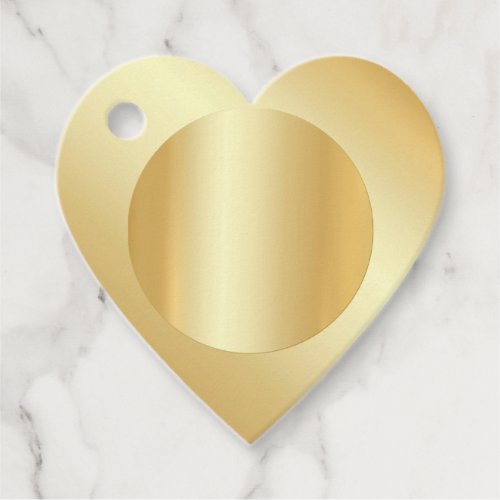 Modern Elegant Glamour Gold Look Blank Template Favor Tags