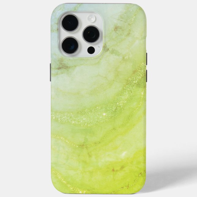 Modern Elegant glittery  marble  effect  Case-Mate iPhone Case (Back)