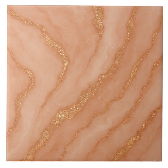 Modern Elegant glittery  marble  effect  Ceramic Tile (Front)