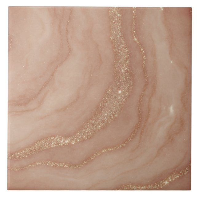 Modern Elegant glittery  marble  effect  Ceramic Tile (Front)