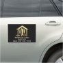 Modern Elegant Gold & Black Handyman  Car Magnet
