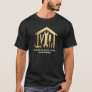 Modern Elegant Gold & Black Handyman  T-Shirt