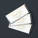 Modern Elegant Gold Confetti Wedding  Hershey Bar Favors<br><div class="desc">Modern Elegant Gold Confetti Wedding Hershey Bar Favors Perfect for a chic wedding. For a cohesive look, SEE MATCHING ITEMS: https://www.zazzle.com/collections/gold_confetti_wedding_collections-119675945495214345 PERSONALIZE THIS ITEM (1) For further customization, please click the "customize further" link and use our design tool to modify this template. You can change the background color too! (2)...</div>