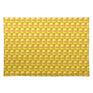Modern Elegant Gold Dots Cloth Placemat
