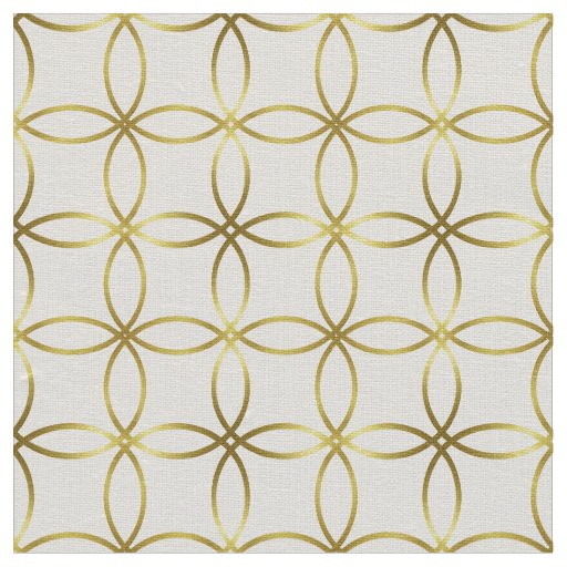 Modern Elegant Gold Foil Fabric