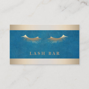 Modern Elegant Gold Foil Metal Professional Business Card