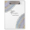 Modern Elegant Gold Lavender Geode Agate Clipboard