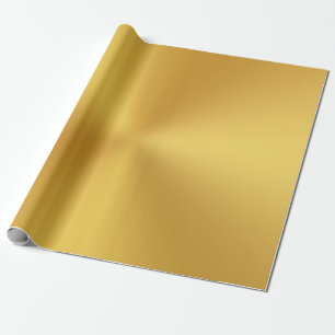 Modern Elegant Gold Metallic Wrapping Paper