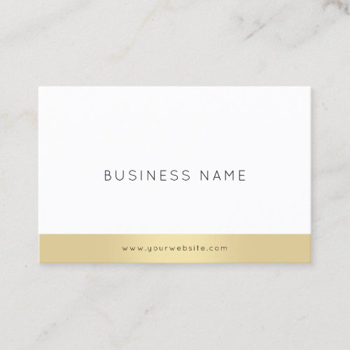 Modern Elegant Gold Minimalist Design Professional Business Card