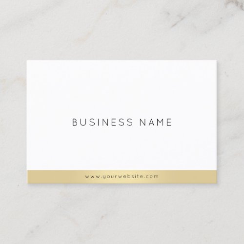 Modern Elegant Gold Minimalist Design Template Business Card
