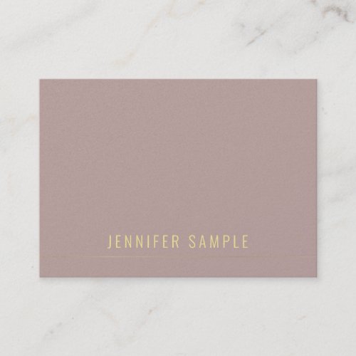 Modern Elegant Gold Text Template Professional Business Card