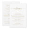 Modern Elegant Gold Wedding Welcome Letter
