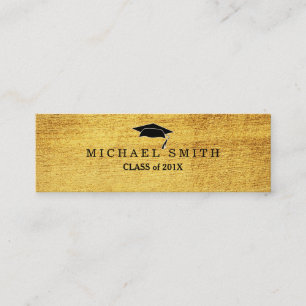 Modern Elegant Graduation Name Card