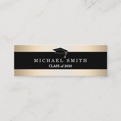 Modern Elegant Graduation Name Card | Z-Feed