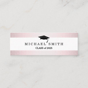 Modern Elegant Graduation Name Card