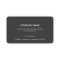 Modern & Elegant Gray Monogram Brushed Aluminum