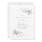 Modern Elegant Greenery Rehearsal Dinner