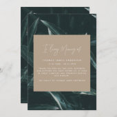 Modern elegant grief rememberance photo (Front/Back)