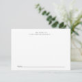 Modern Elegant Guest Book Note Card | Zazzle