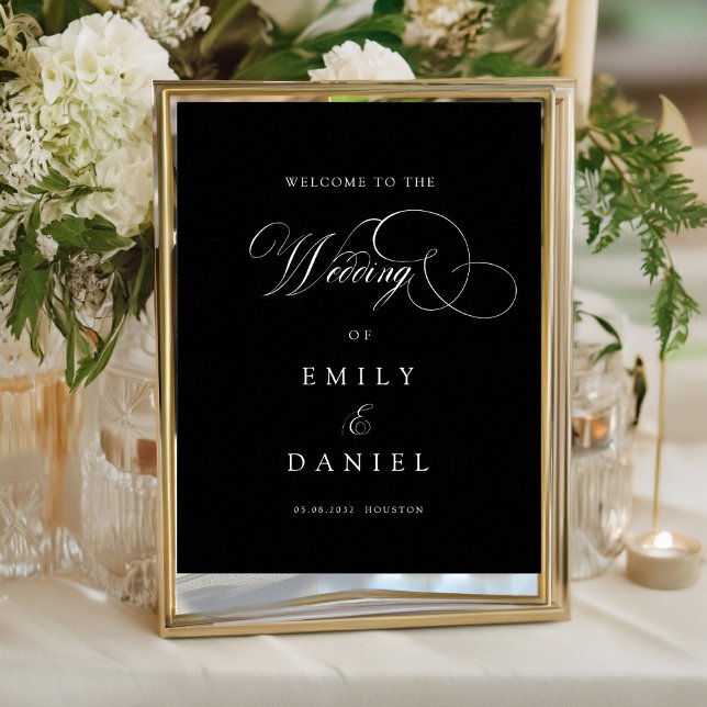 Modern, elegant, handwriting font, wedding poster (Creator Uploaded)