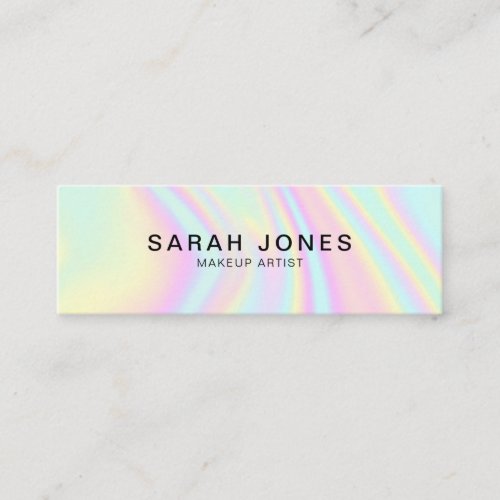 Modern Elegant Holographic Business Card