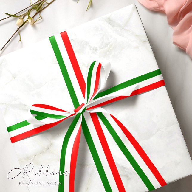 Modern Elegant Italian Flag Ribbon (Creator Uploaded)