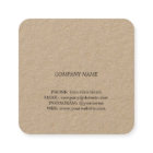 Modern Elegant Kraft Dark Floral Pattern Florist