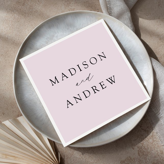 Modern Elegant Lavender Wedding Napkins (Creator Uploaded)