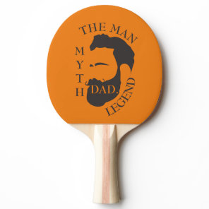 Modern Elegant Legendary Dad Father's Day Ping Pong Paddle