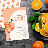 Modern Elegant Love at First Spritz Bridal Shower 