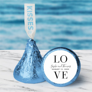 Modern Elegant Love Wedding Hershey®'s Kisses®