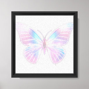 Modern Elegant Luxury Abstract Butterfly Design Canvas Print