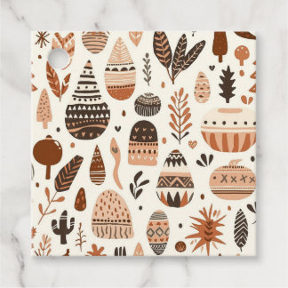 Modern Elegant Luxury Boho Design Favor Tags