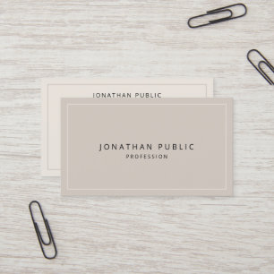 Modern Elegant Luxury Colors Create Your Own Business Card
