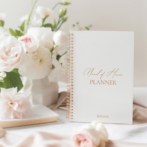 Modern Elegant Maid of Honor Wedding Planner