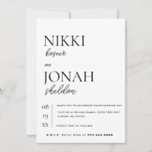 Modern Elegant Minimalist and Clean Wedding