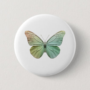Modern elegant minimalist Butterfly Design  Button